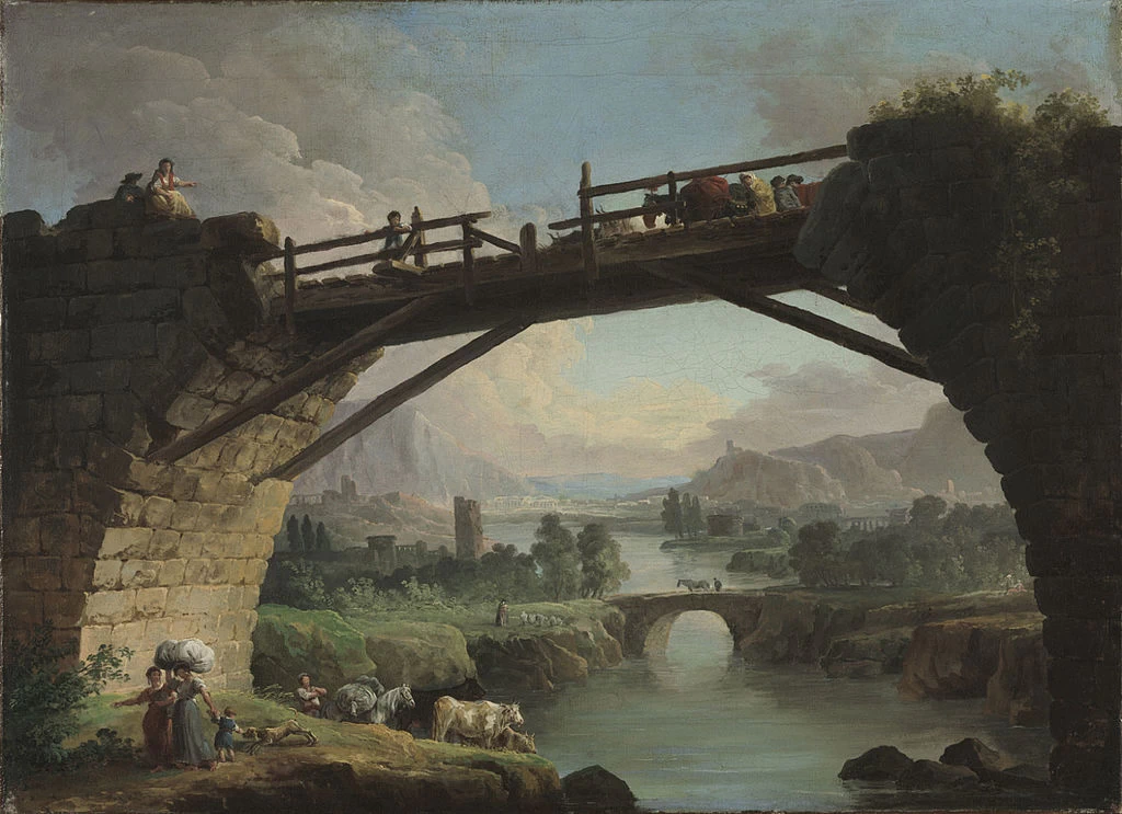 Ponte in rovina con figure - Philadelphia Museum of Art